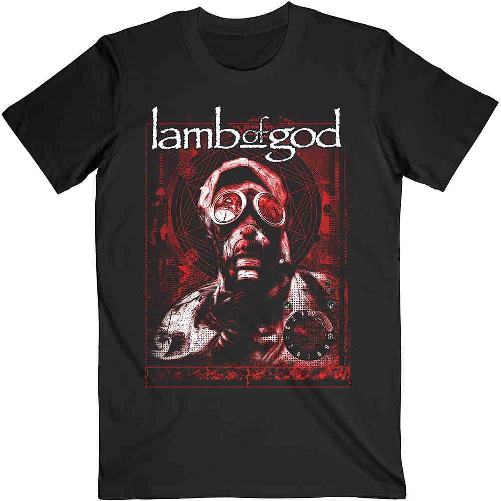 LAMB OF GOD ラムオブゴッド - GAS MASKS WAVES / Tシャツ / メンズ - PGS